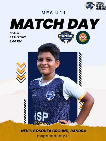Our U11s are in action in the MFA YPL at Neville Dsouza Ground, Bandra.