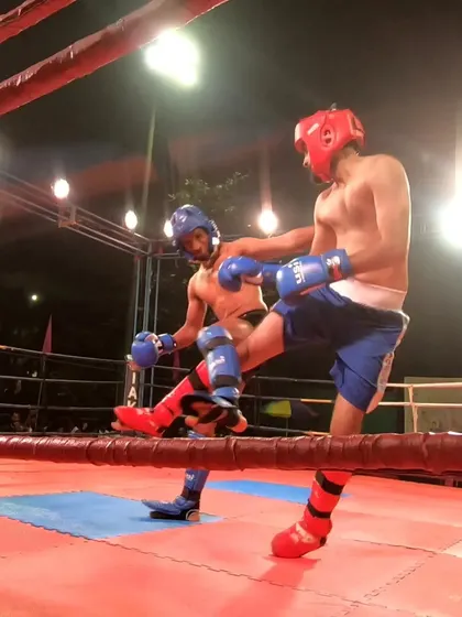Another look at the kicking exchanges from Divyam's tough semi-final match.
