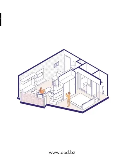 These architectural drawings and animations illustrate our planning process for the Pixel 2 apartments. They show how we meticulously organize studio and 1BHK layouts to maximize space, light, and functionality for new-age real estate investors and residents.