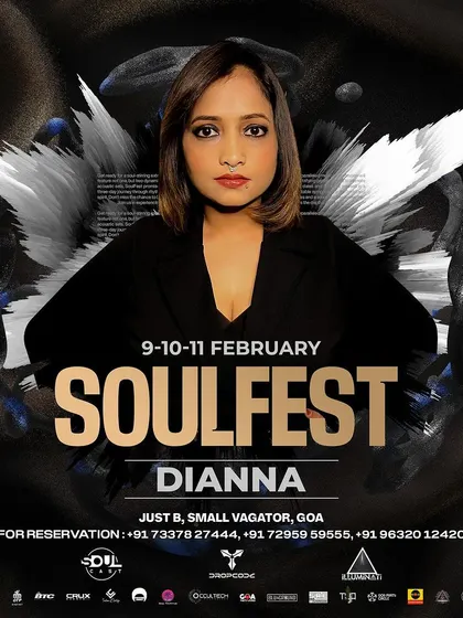 Another version of my artist poster for Soul Fest. This branding is a key part of how I present myself as an artist within the larger festival context.