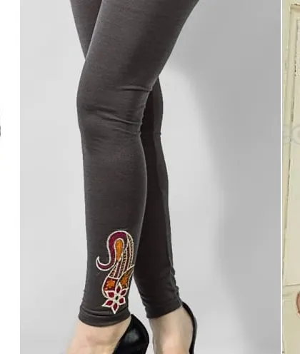 I also handle smaller design details, like adding custom embroidery or decorative elements to leggings and trousers to match your kurtis.