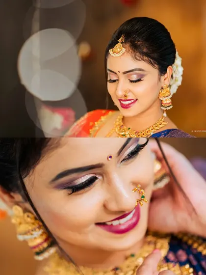 Using bokeh and creative lighting in a studio setting to create a dreamy portrait effect.