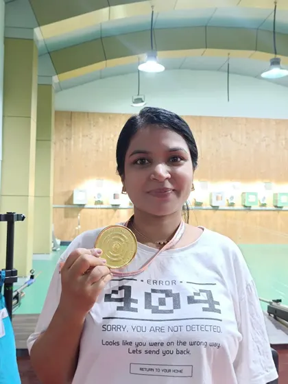 We congratulate Neha More on winning the Gold Medal in the 10m Air Pistol event at the Open India Competition in Bhopal.