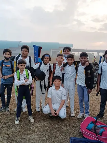 Our Under 12 team ready for a practice session. We focus on making learning fun and engaging for our youngest players.