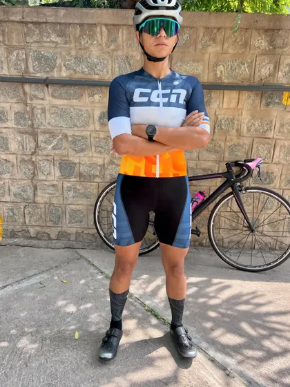 Full kit view of the CCN cycling gear. It's not just about performance; it's also about looking and feeling professional.
