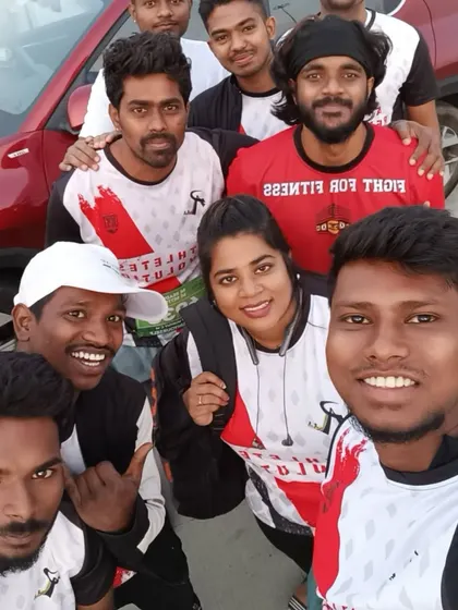 A selfie with the team at the One8 Run Bangalore marathon. It was a great moment to see Virat Kohli there as the chief guest.