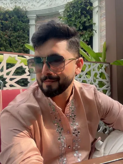 A confident pose in my ethnic wear, ready for the wedding festivities.