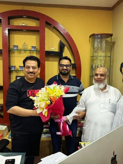 Meeting with Vaibhav Kant Upadhyay. My practice involves connecting with leaders from various sectors to stay informed.