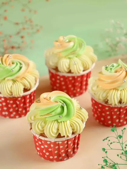 Celebrate Independence Day with our tri-color blueberry muffins with buttercream frosting. They are a patriotic and delicious way to mark the occasion.
