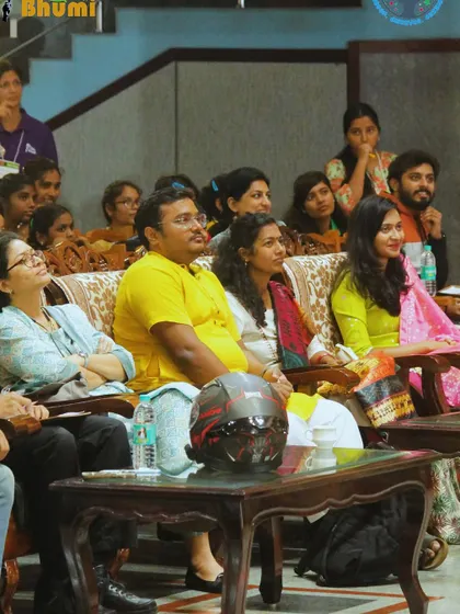 A candid shot from the judges' panel. Listening to the next generation of performers is always a deeply fulfilling experience.