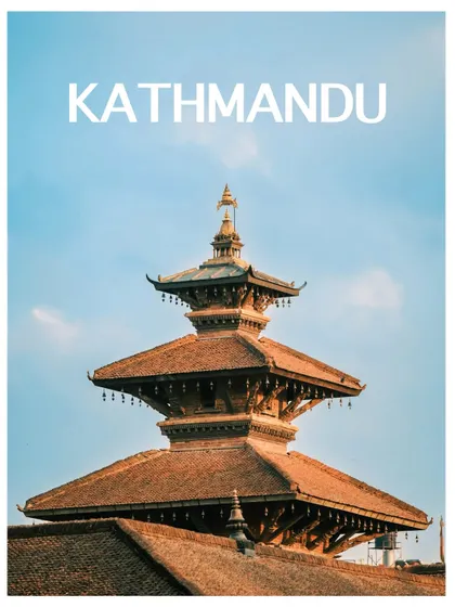 The iconic multi-tiered roof of a pagoda in Kathmandu stands tall against a clear blue sky. This shot represents my passion for documenting the stunning architecture and heritage I encounter on my travels.