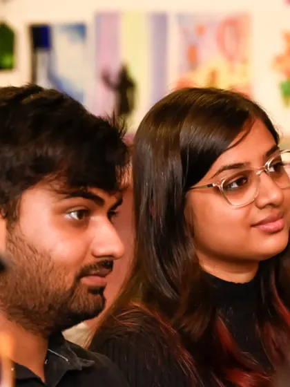 Another candid audience shot from the same open mic night. My event photography focuses on capturing the genuine emotions and reactions of everyone present.