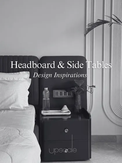 A collection of our headboard and side table design inspirations, showcasing our commitment to creating custom furniture that tells a story.
