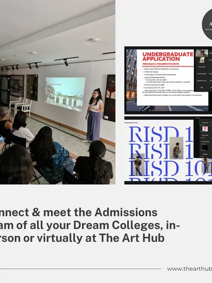 I provide a platform for students to meet admissions representatives from their dream colleges, both in our studio and through virtual sessions. This direct interaction is key to a successful application.