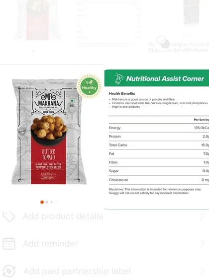 My go-to low-calorie snack orders that you can find on Instamart or Amazon. I need to eat the whole serving to feel satisfied, so I've found great options like roasted makhana, chocolate pudding, and sugar-free Jell-O that fit my goals.