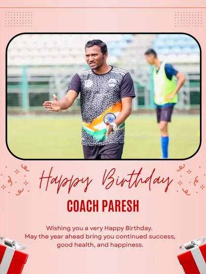 Wishing a happy birthday to our mentor, Coach Paresh Shivalkar. His guidance is a cornerstone of our academy's success and player development program.