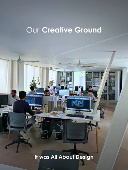 Our creative ground. The studio is where ideas are born, debated, and refined. It's a space designed for collaboration, filled with light, books, and the constant hum of creativity.