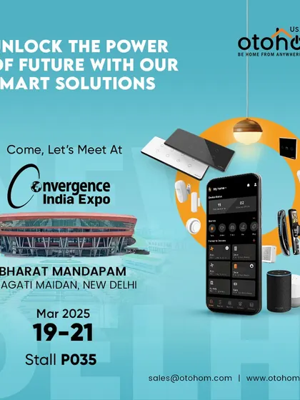We are excited to unveil our innovations at Convergence India Expo 2025 in New Delhi. Visit our stall to discover how our solutions can transform your space with seamless automation.