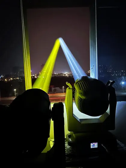 My 380W Beam Spot 3-in-1 moving heads are true workhorses. They can function as a sharp beam, a wide spot, or a wash light, giving me maximum flexibility from a single fixture.
