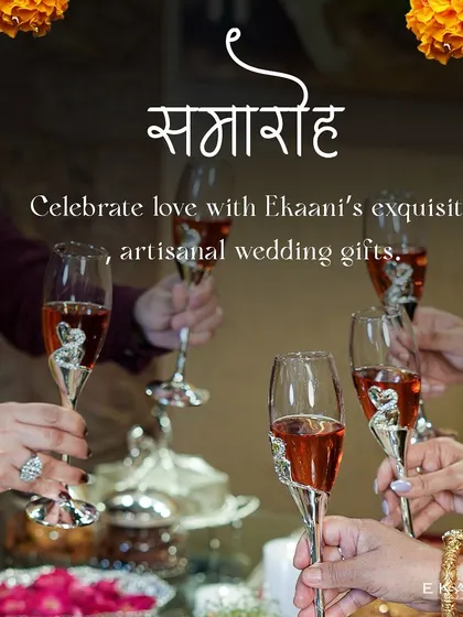 Raise a toast to timeless celebrations. My artisanal wine glasses, with their unique silver-sculpted stems, are the perfect wedding gift, blending contemporary design with classic elegance.
