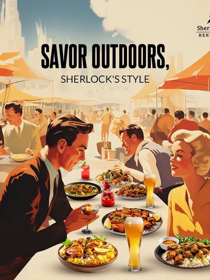 Savor the outdoors, Sherlock's style. My catering service is perfect for large outdoor gatherings, bringing a wide variety of delicious dishes.
