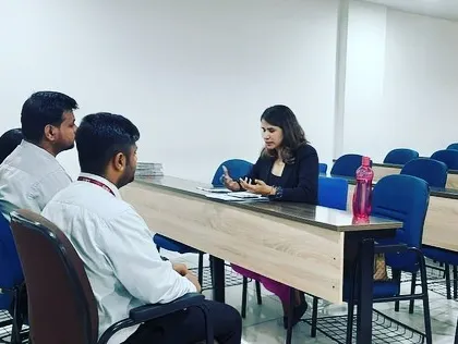 Here is another look at a mock interview in progress. My goal is to simulate the real environment so you can build practical confidence and learn to handle any question that comes your way.