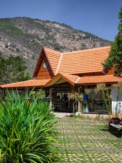 The inviting entrance to our Nandi Hills resort, promising a retreat filled with nature and adventure.