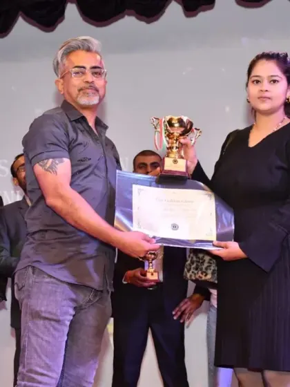 Another one of our team members being recognized at the annual awards. We are proud to be part of a larger organization that values dedication and excellence.