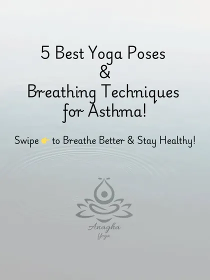 An overview of my yoga program for Asthma, featuring 5 beneficial poses and breathing techniques to help you breathe better and stay healthy.