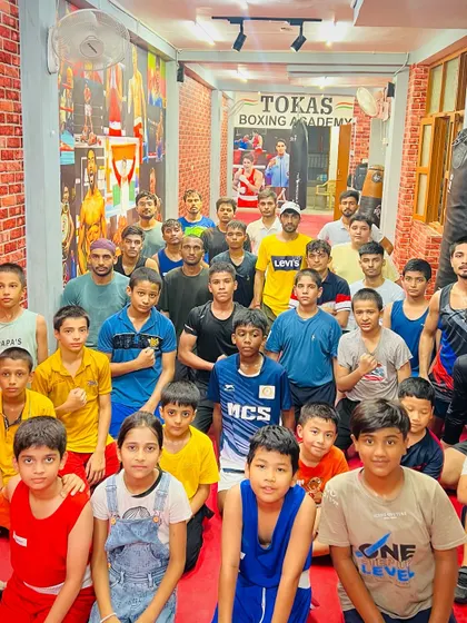 A full house at Tokas Boxing Academy. The energy and camaraderie in this picture say it all.