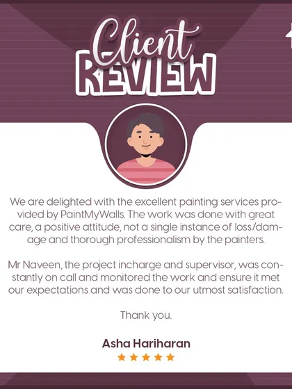 I value feedback from my clients as it motivates me to improve. Here are some of the wonderful reviews I've received, highlighting my team's excellent management, hard work, and professionalism.