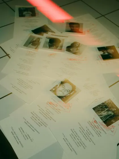 A collection of the personalized menus we created for Rohan's 30th birthday, each featuring a different photo of the guest of honor. It was a detail that did all the talking.