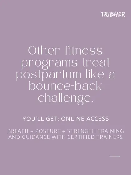 Unlike other programs that treat postpartum as a bounce back challenge, we provide a structured approach. With online access, you get guidance on breath, posture, and strength from certified trainers.