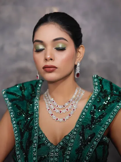 Another shot of the beautiful eye makeup.