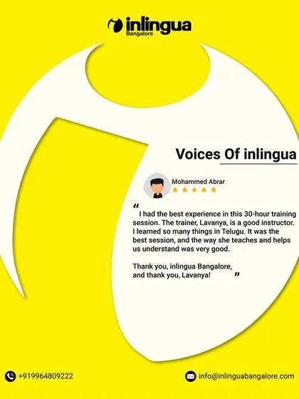 Mohammed Abrar shares his excellent experience in our 30-hour Telugu training session. He commends his instructor's teaching methods, which helped him understand the language very well.