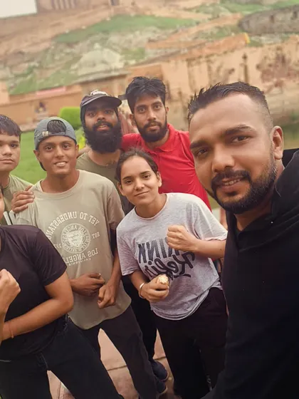 Another shot of the team enjoying some downtime in Jaipur. Building a strong team bond is as important as training.