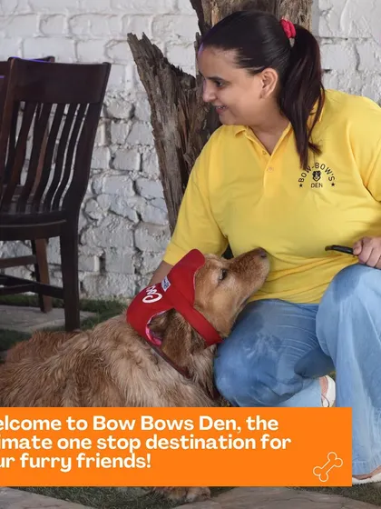 We're Manpreet and team, and this is more than a business for us; it's our passion. Here, every dog gets personal attention and affection, just like our own. We make sure every guest, like this sweet Golden Retriever, feels loved and secure during their stay.