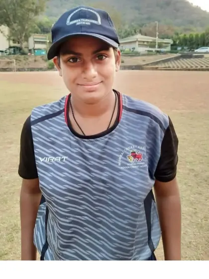 Congratulations to our super girl Mitali Mhatre for her selection into the women's under-19 Mumbai team. She is a talented and hardworking cricketer, and we wish her the best for her upcoming matches.