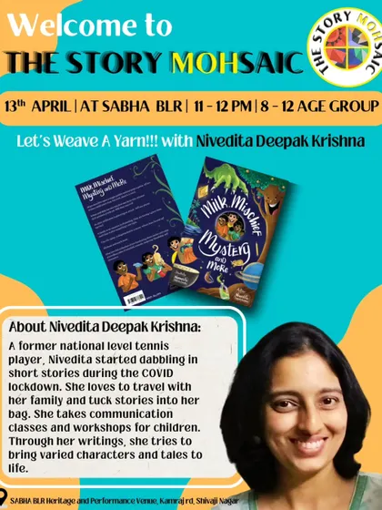 Author and former tennis player Nivedita Deepak Krishna joined us to share her journey of weaving stories and characters, inspiring young writers in the audience.