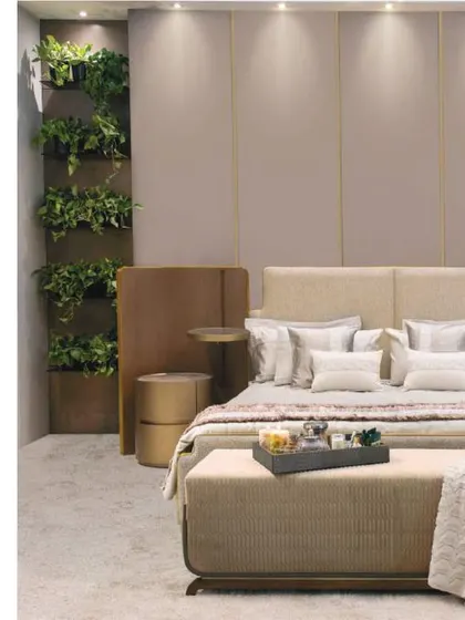 We are honored to be featured in Elle Decor magazine for the fourth time. This bedroom setting showcases our commitment to pushing the boundaries of luxury home decor and creating extraordinary designs.