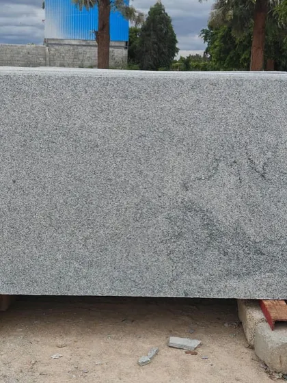 A full-size Sadahalli granite slab, showcasing the subtle natural variations in the stone.