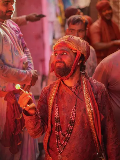 A comprehensive photo series from Lathmaar Holi in Barsana. These images document the unique tradition where women playfully hit men with sticks, recreating a legend of Lord Krishna and Radha. The photos are filled with motion, color, and raw emotion.