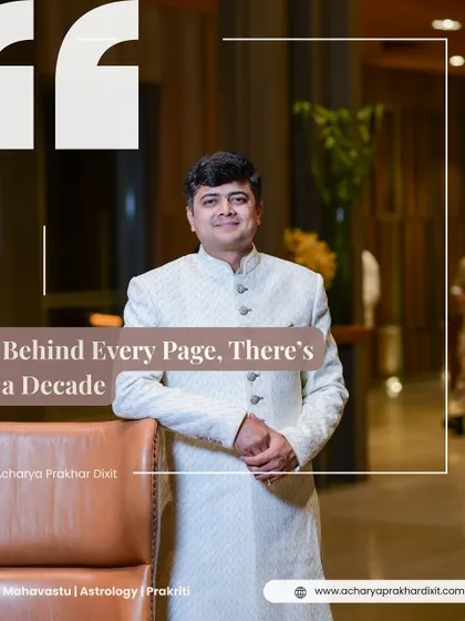 "Behind Every Page, There's a Decade." This quote reflects the years of research, fieldwork, and inner sadhana that have gone into creating my reports. They are not just documents, but blueprints for people's lives.