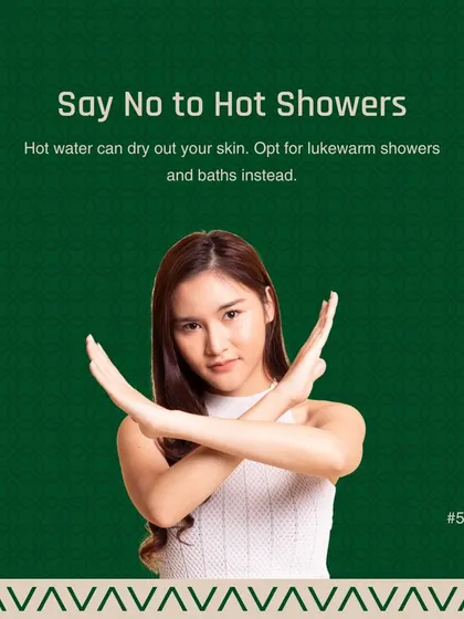 While a hot shower feels good in the cold, it can strip your skin of its natural oils and lead to dryness. I always advise my patients to opt for lukewarm showers and baths to protect their skin barrier during winter.