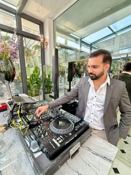 A look at my office. I rely on top-tier Pioneer DJ equipment to mix tracks and create a seamless flow of music for any event.