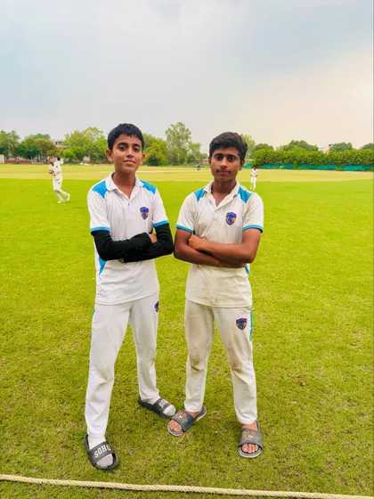 Standing tall and confident. These two players represent the spirit of our academy.