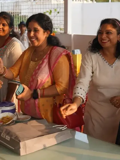 A moment of connection and appreciation at our home chef community event. These gatherings help us strengthen our bond and ensure we all work together towards the same goal.