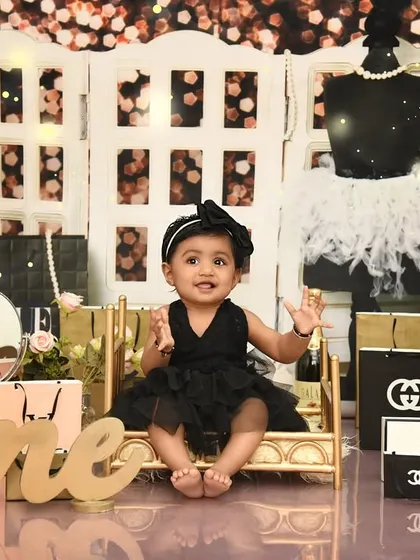 A glamorous first birthday for a little fashionista. This diva-themed shoot with designer-inspired props is all about fun, fashion, and celebrating in style.