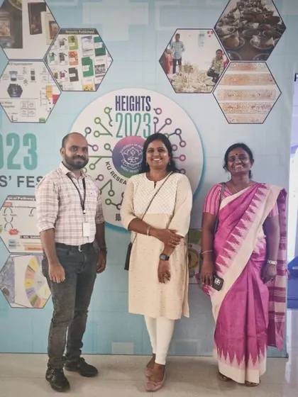 With fellow academics at the "Heights 2023" fest. These events are fantastic opportunities for networking and collaboration.