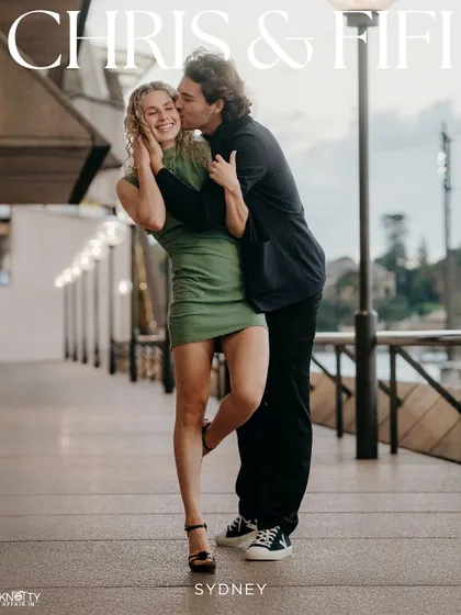 Taking love stories international is one of my passions. This pre-wedding shoot in Sydney captures a couple's playful and romantic connection against an urban backdrop, showing how we can create beautiful memories anywhere in the world.